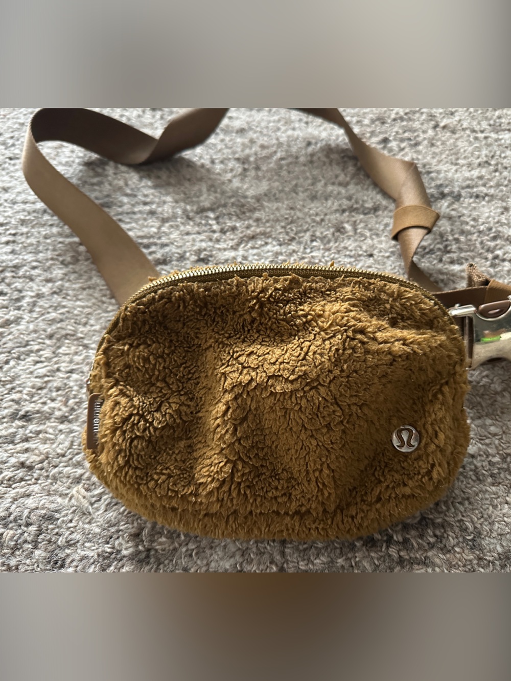 lululemon athletica Sherpa Crossbody Bag in Camel